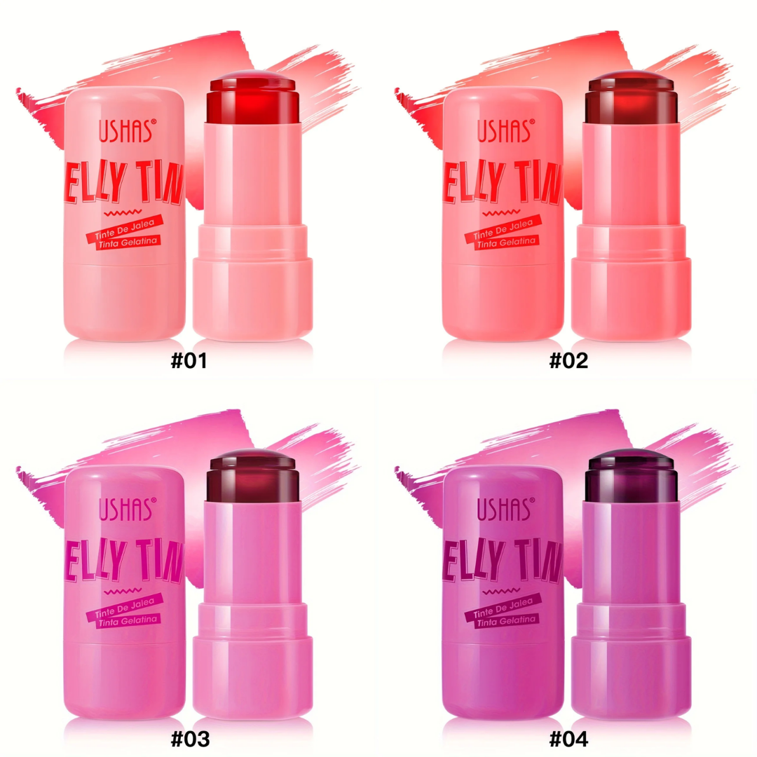 Pack 4 Tinta Labios Rubor Jelly Tinta