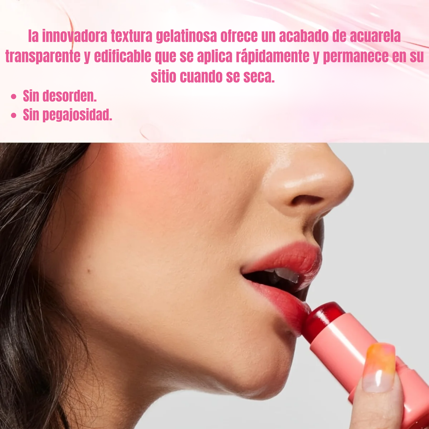 Pack 4 Tinta Labios Rubor Jelly Tinta